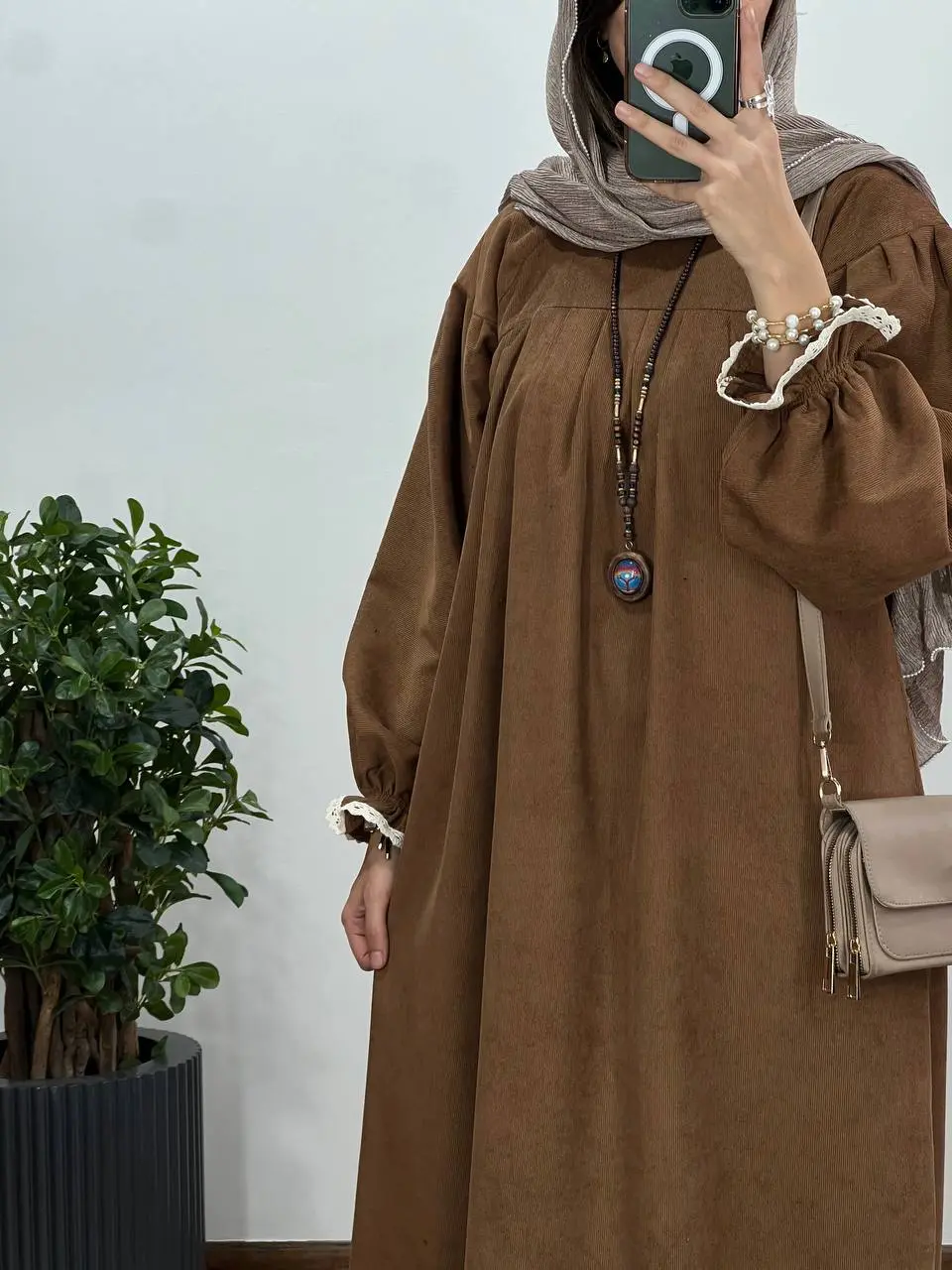 پیراهن مانتویی پاییزه رایلی 2 با کد 3922
